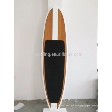 2016 Hot!!!! Bamboo veneer epoxy resin fiberglass SUP paddle board /wooden stand up paddle board